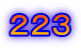 ２２３